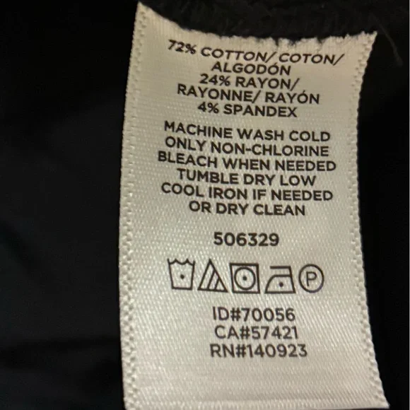 Loft Curvy Skinny Ankle Pants Size 8 In Black NWT - Picture 9 of 10